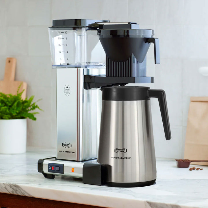Technivorm Moccamaster KBGT-741 Coffee Maker, Polished Silver 