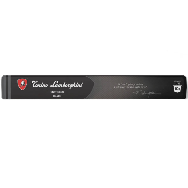 Tonino Lamborghini Black Blend Medium Roast Nespresso® Compatible Capsules, 10 Pack