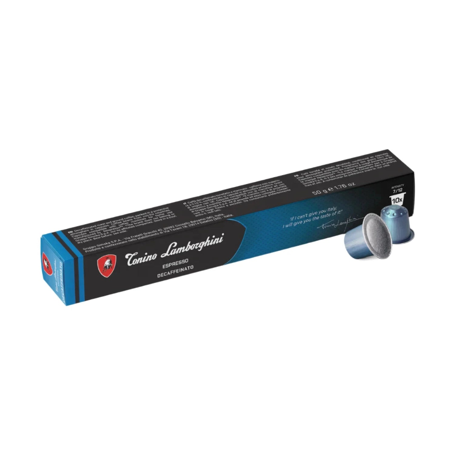Tonino Lamborghini Decaf Nespresso® Compatible Capsules, 10 Pack