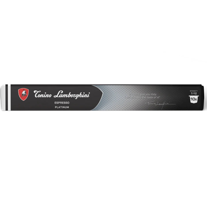 Tonino Lamborghini Platinum Blend Dark Roast Nespresso® Compatible Capsules, 10 Pack