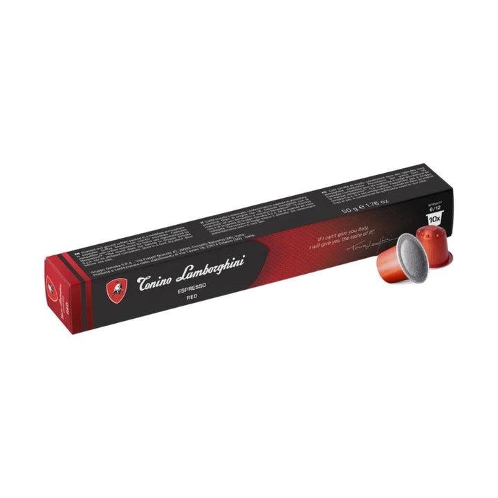 Tonino Lamborghini Red Blend Dark Roast Nespresso® Compatible Capsules, 10 Pack