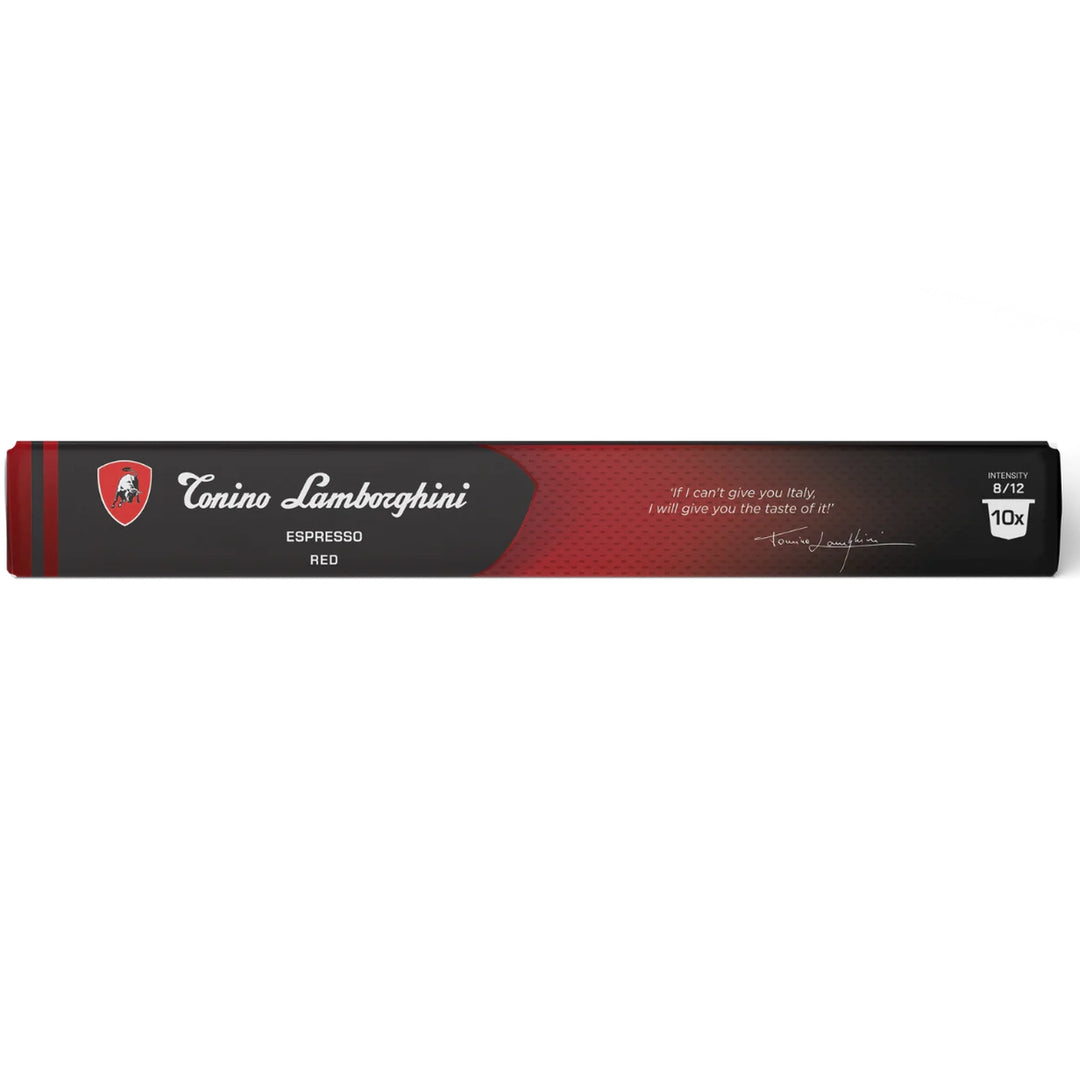 Tonino Lamborghini Red Blend Dark Roast Nespresso® Compatible Capsules, 10 Pack