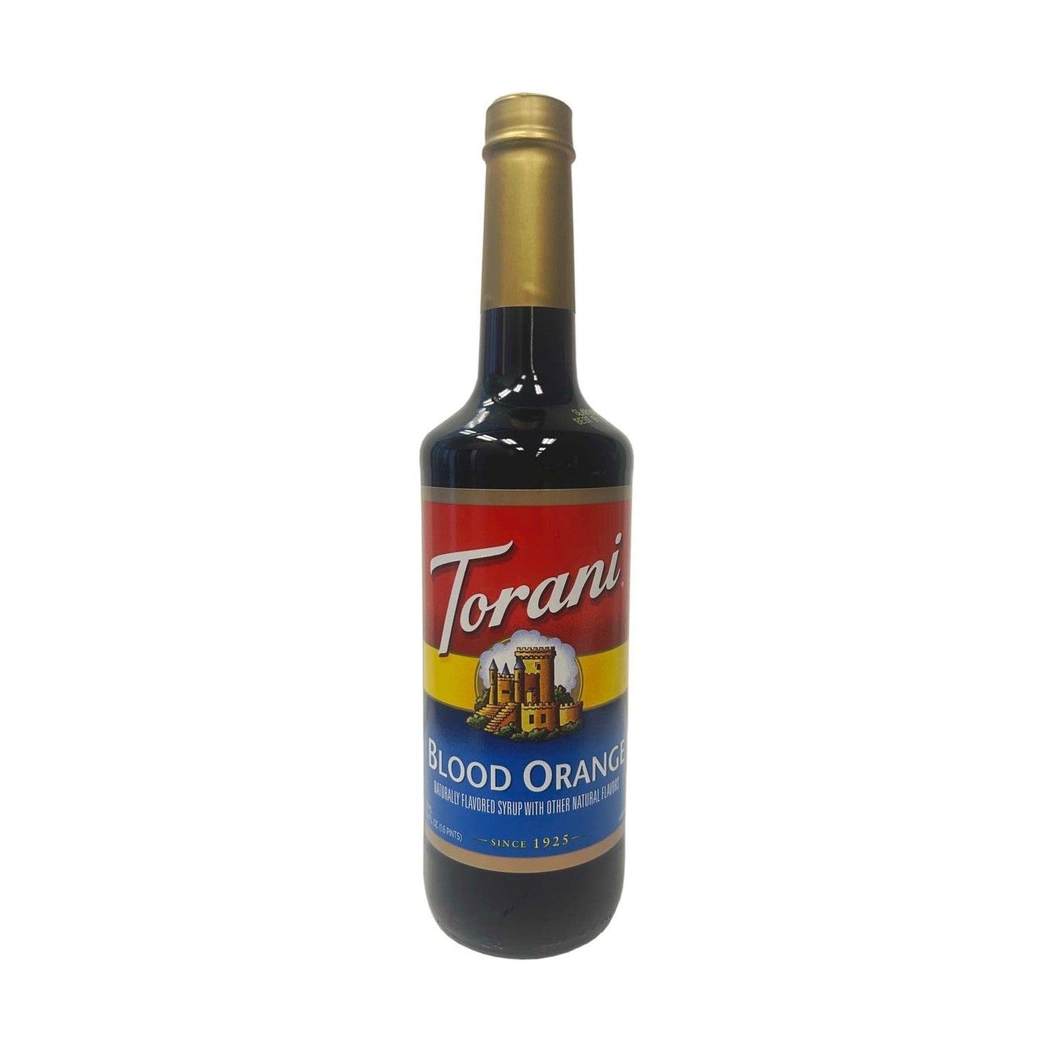 Torani Blood Orange 750ML Glass Bottle