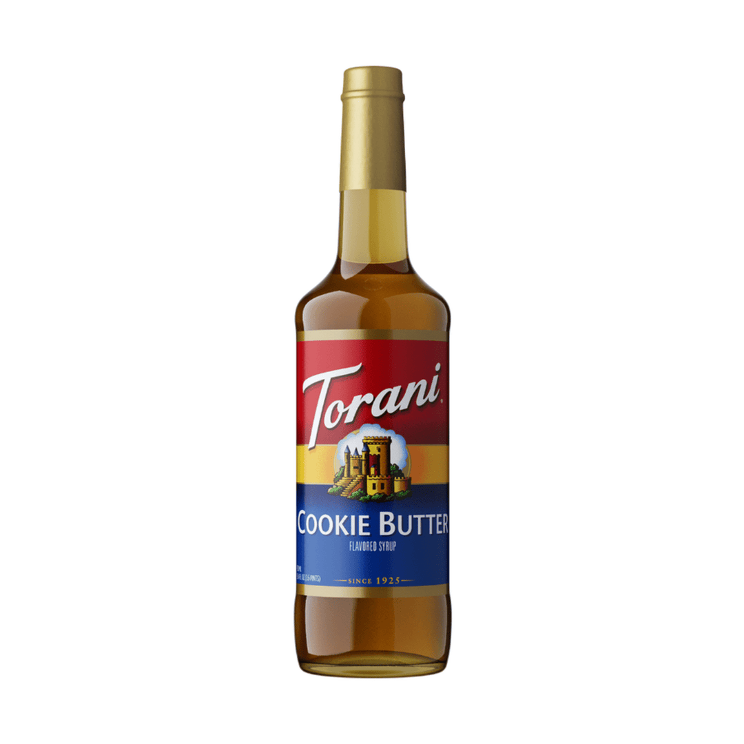 Torani Cookie Butter Syrup, 750ml Glass Bottle