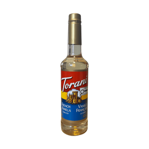 Torani French Vanilla Syrup, 750ml Plastic Bottle