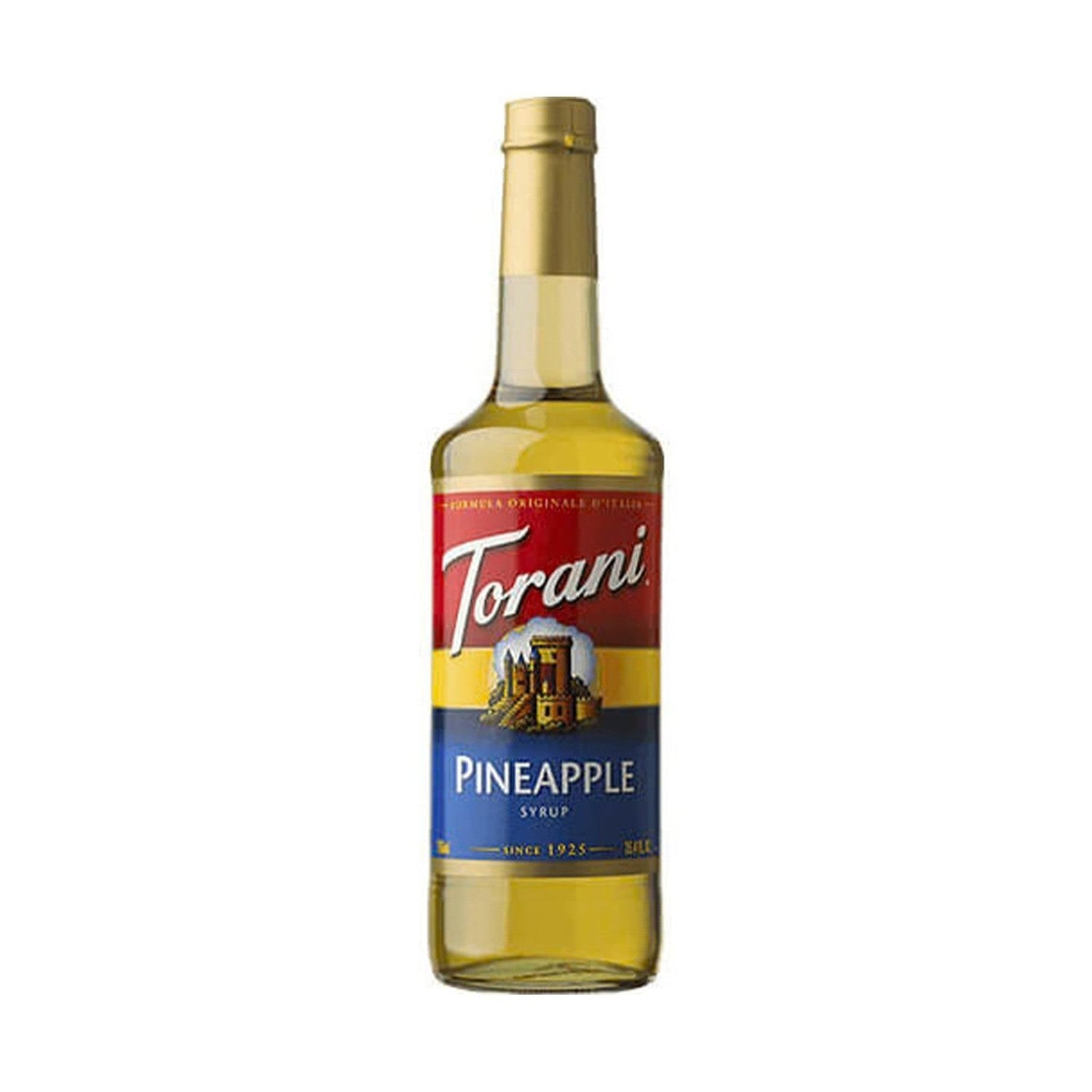 Torani Pineapple Syrup 750ml Glass Bottle