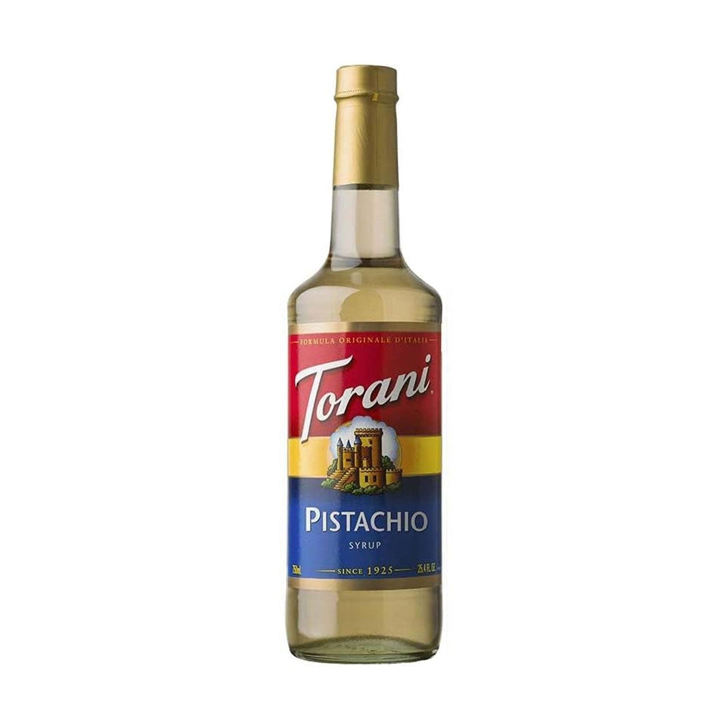 Torani Pistachio Syrup, 750ml Glass Bottle