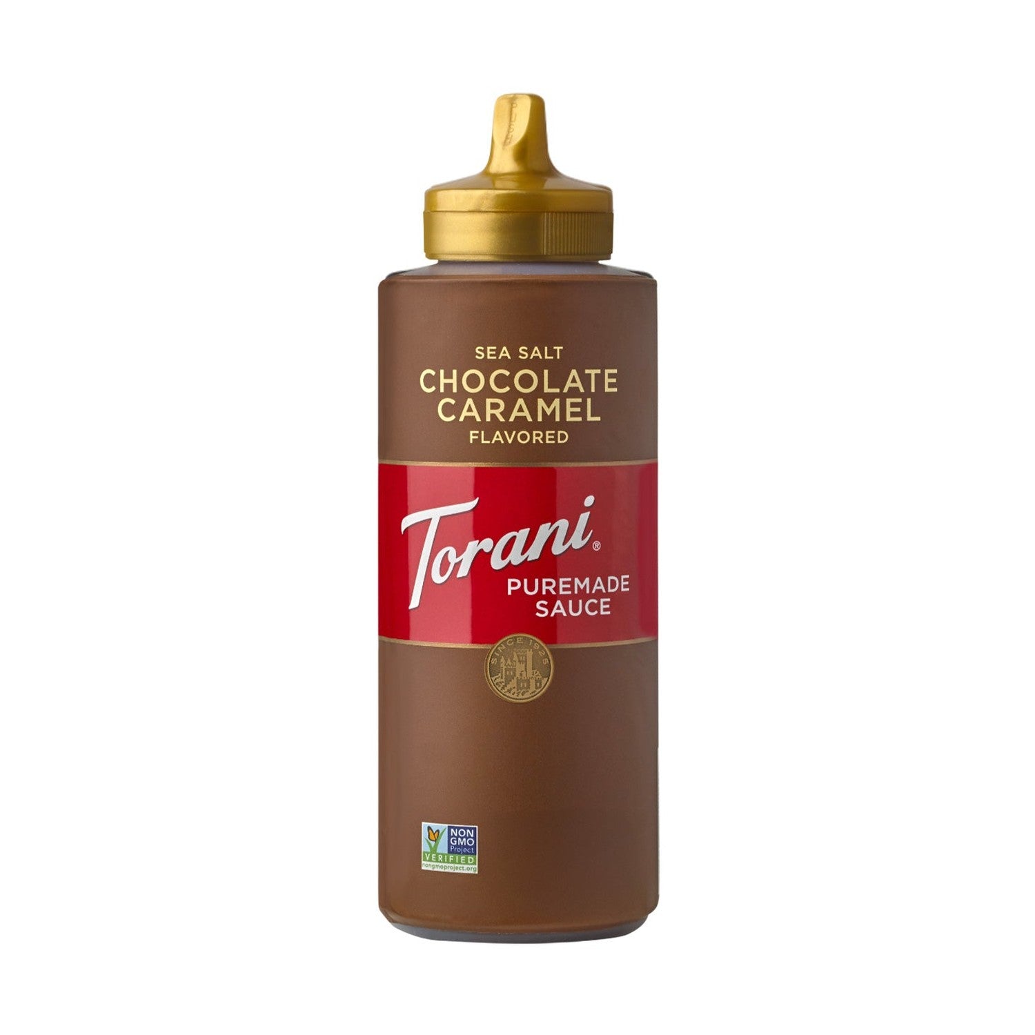 Torani Puremade Salted Chocolate Caramel Sauce, 16.5 oz.