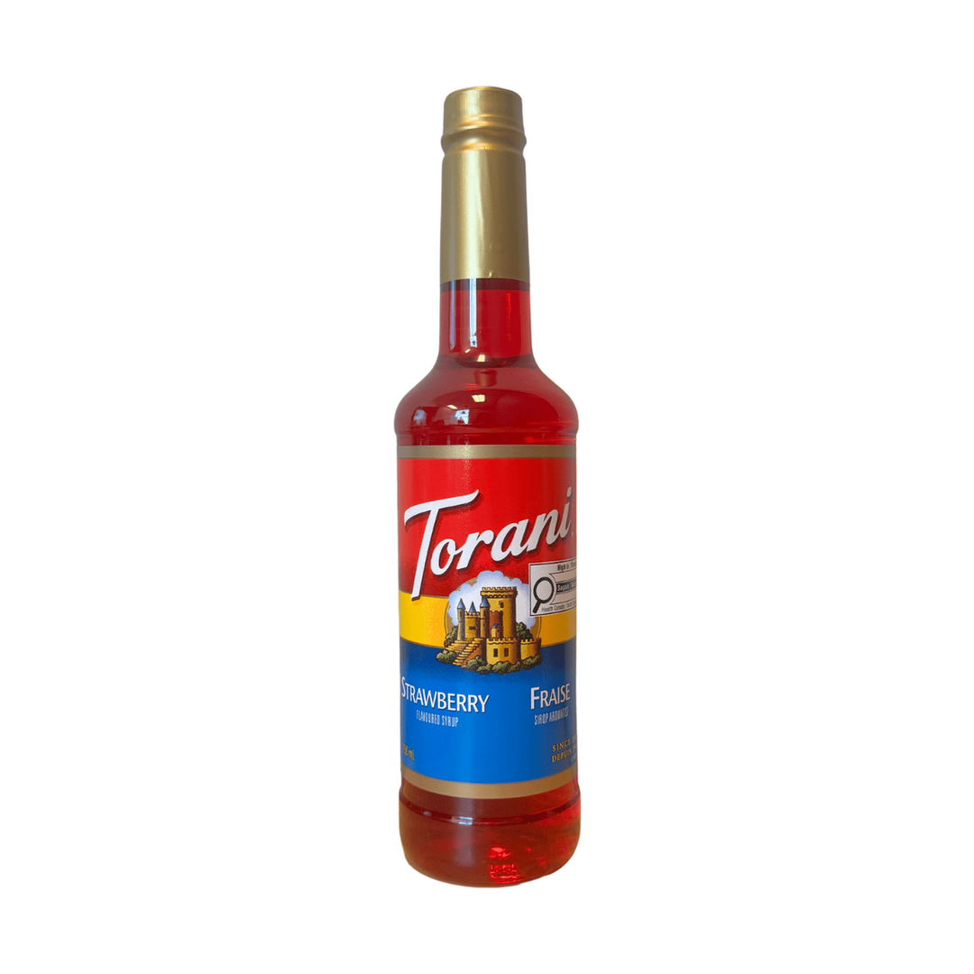 Torani Strawberry Syrup, 750ml Plastic Bottle