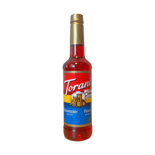 Torani Strawberry Syrup, 750ml Plastic Bottle