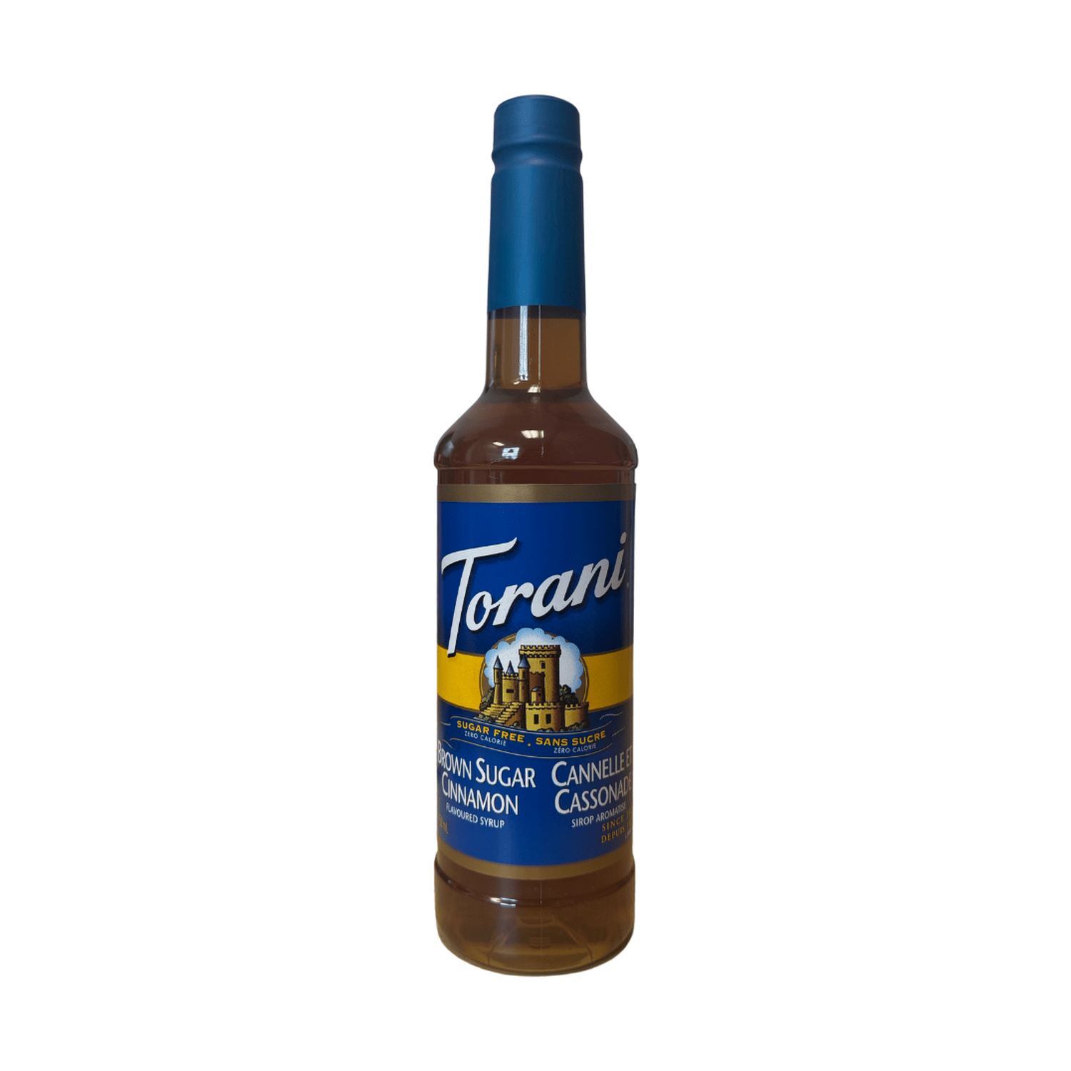 Torani Sugar Free Brown Sugar Cinnamon Syrup, 750ml Plastic Bottle
