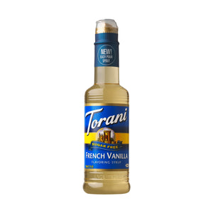 Torani Sugar Free French Vanilla Syrup 375ml Plastic Bottle