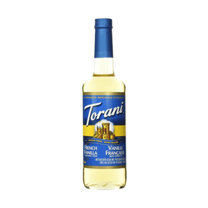 Torani Sugar Free French Vanilla Syrup, 750ml Plastic Bottle
