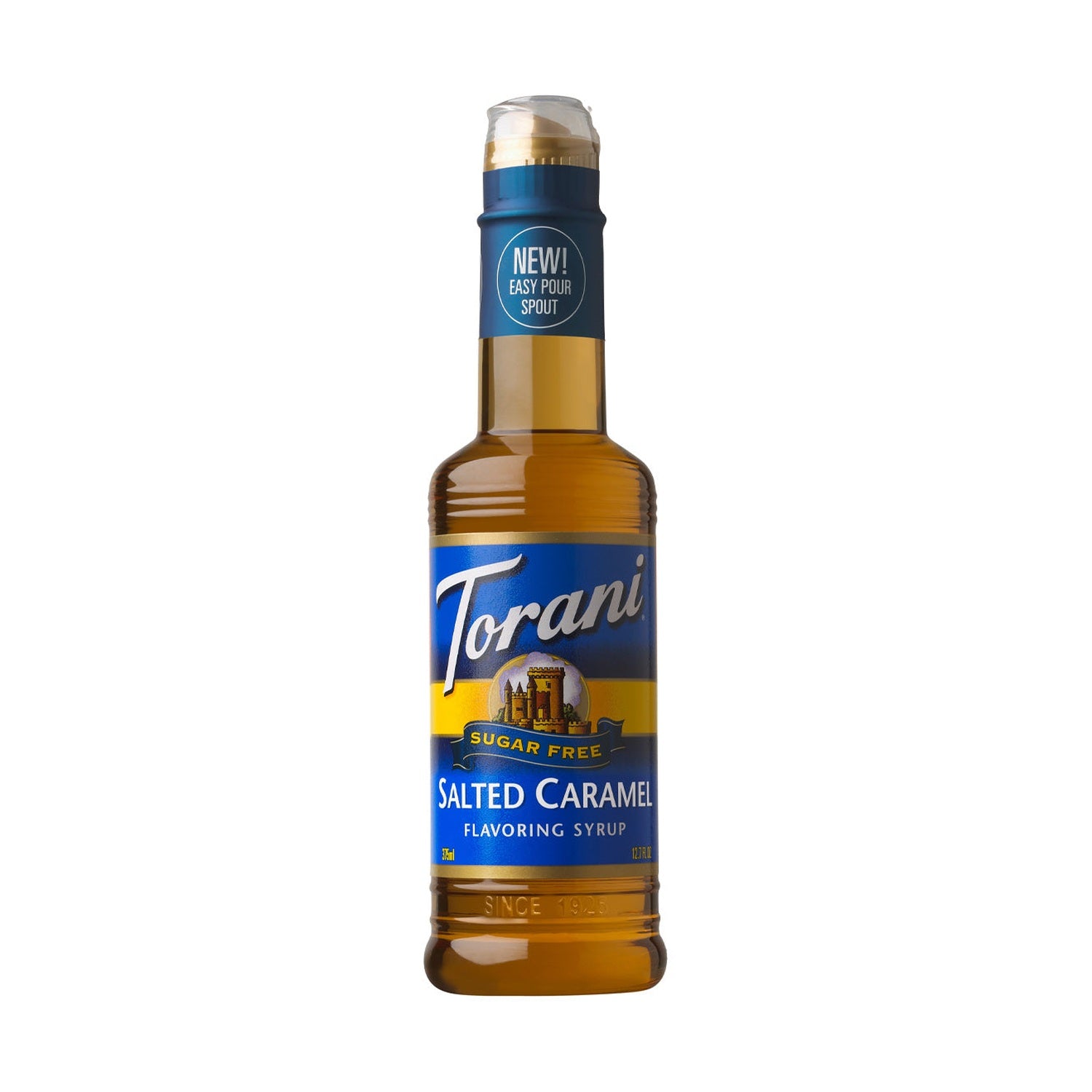 Torani Sugar Free Salted Caramel Syrup 375ml Plastic Bottle