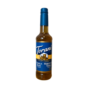 Torani Sugar Free Vanilla Bean Syrup, 750ml Plastic Bottle