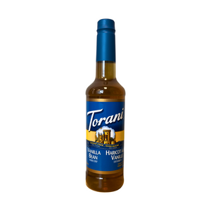 Torani Sugar Free Vanilla Bean Syrup, 750ml Plastic Bottle