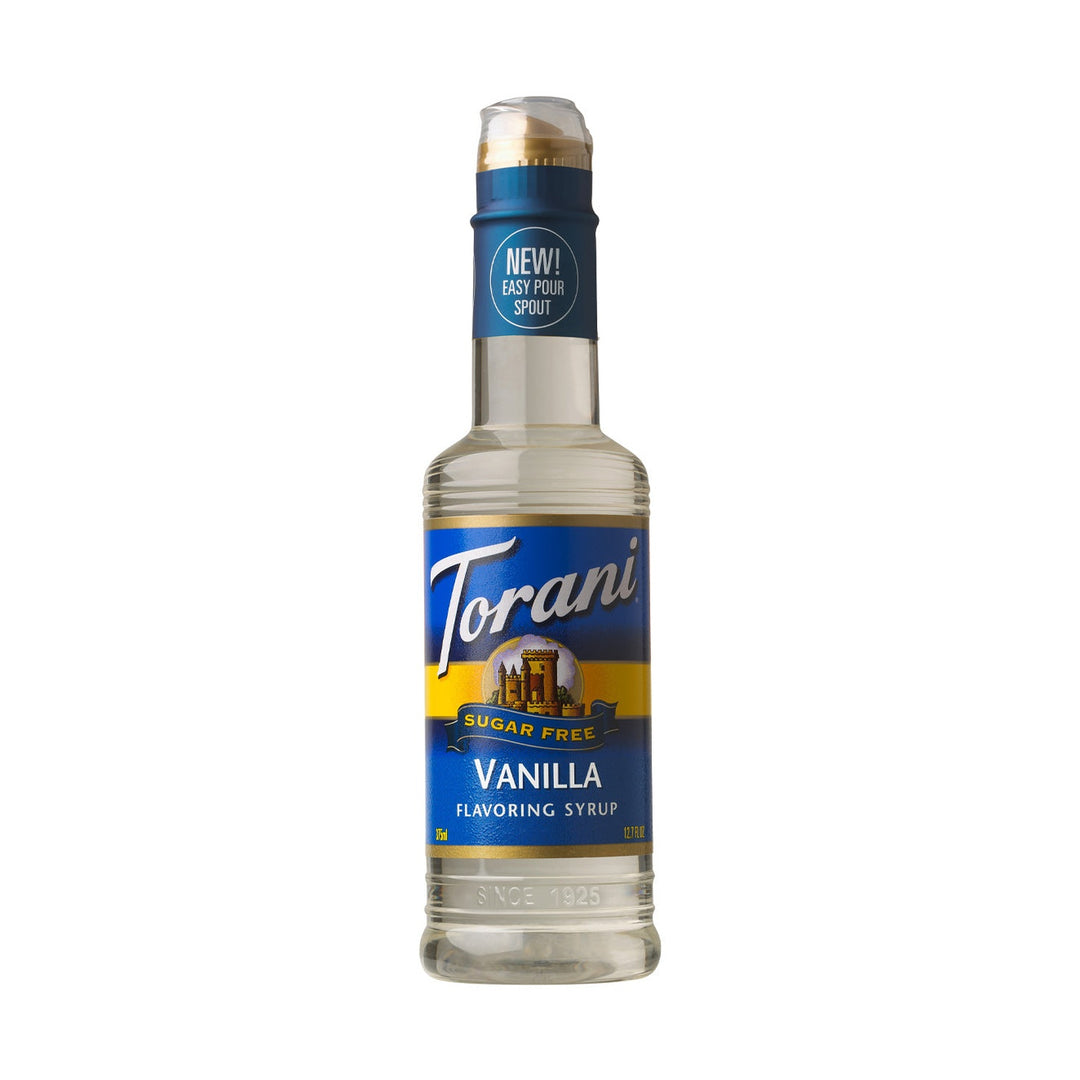 Torani Sugar Free Vanilla Syrup 375ml Plastic Bottle
