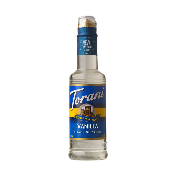 Torani Sugar Free Vanilla Syrup 375ml Plastic Bottle