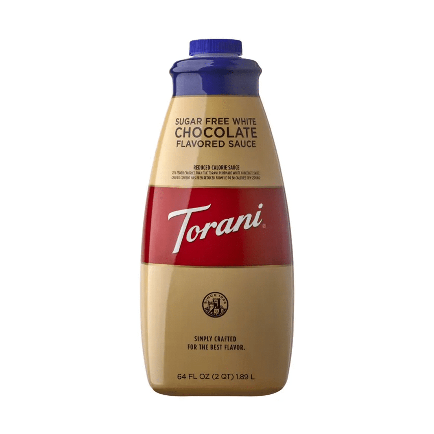 Torani Sugar Free White Chocolate Sauce, 64 oz.