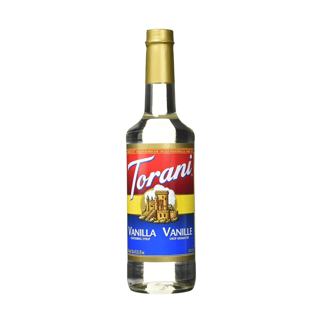 Torani Vanilla Syrup, 750ml Plastic Bottle