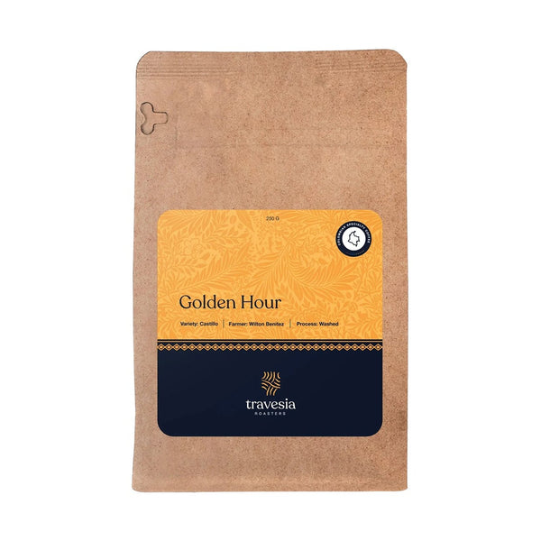 Travesia Roasters Coffee Golden Hour Whole Bean Coffee 250g