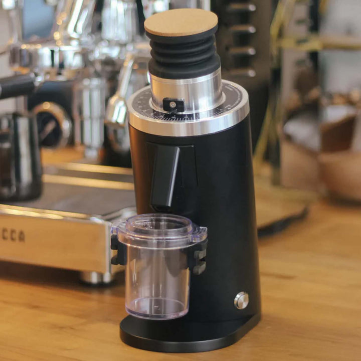 Turin DF54 V3 Single Dose Coffee Grinder with Red Titanium Burrs, Black