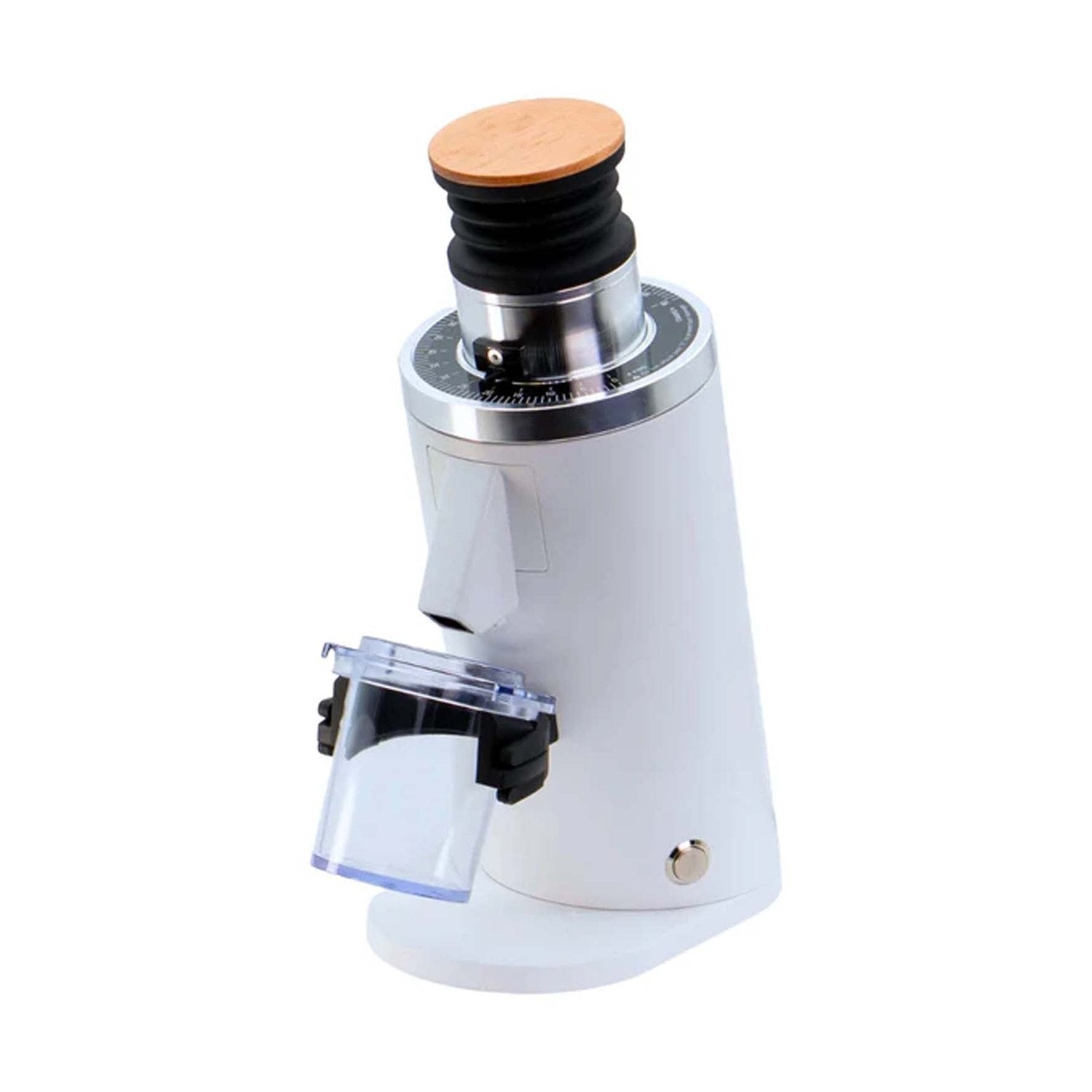 Turin DF54 V3 Single Dose Coffee Grinder with Red Titanium Burrs, White