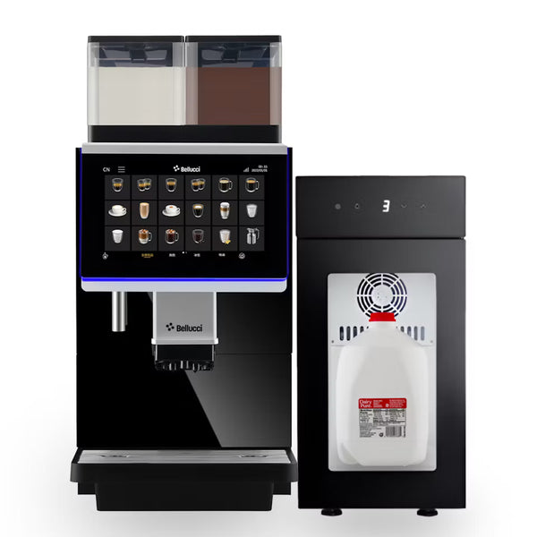 Bellucci Caffe Twin Plus Automatic Coffee Machine, Black