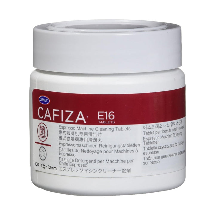 Urnex Cafiza E16 Espresso Machine Cleaning Tablets, 100 Pack