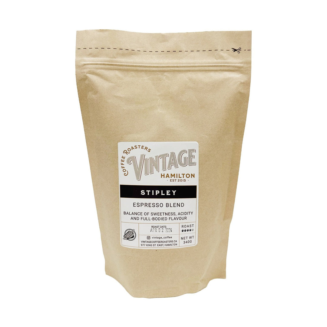 Vintage Coffee Roasters Stipley Espresso Blend, 12oz.
