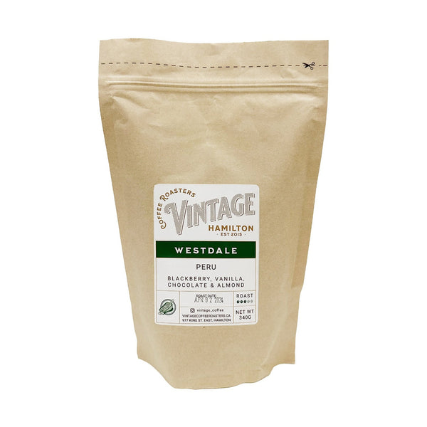 Vintage Coffee Roasters Westdale, Peru Whole Bean Coffee 12oz.