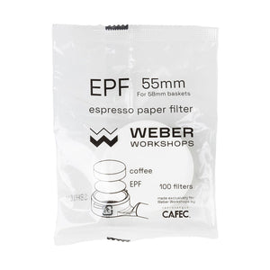 Weber Works Espresso Paper Filter 100 Pack, 55mm