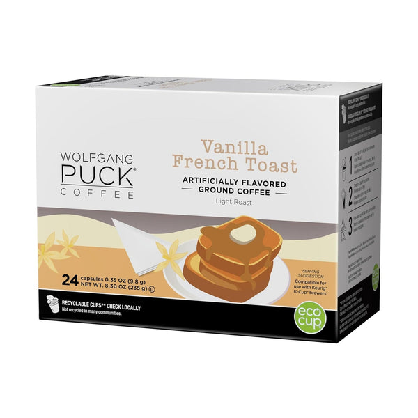 Wolfgang Puck Vanilla French Toast Single Serve Coffee 24 Pack