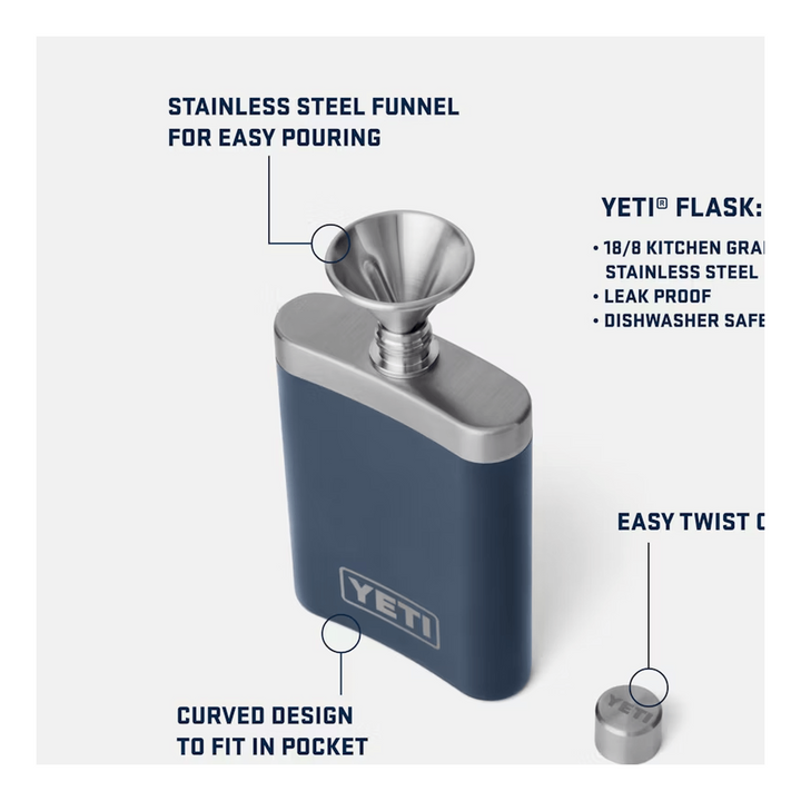 YETI Flask 207ml, Navy