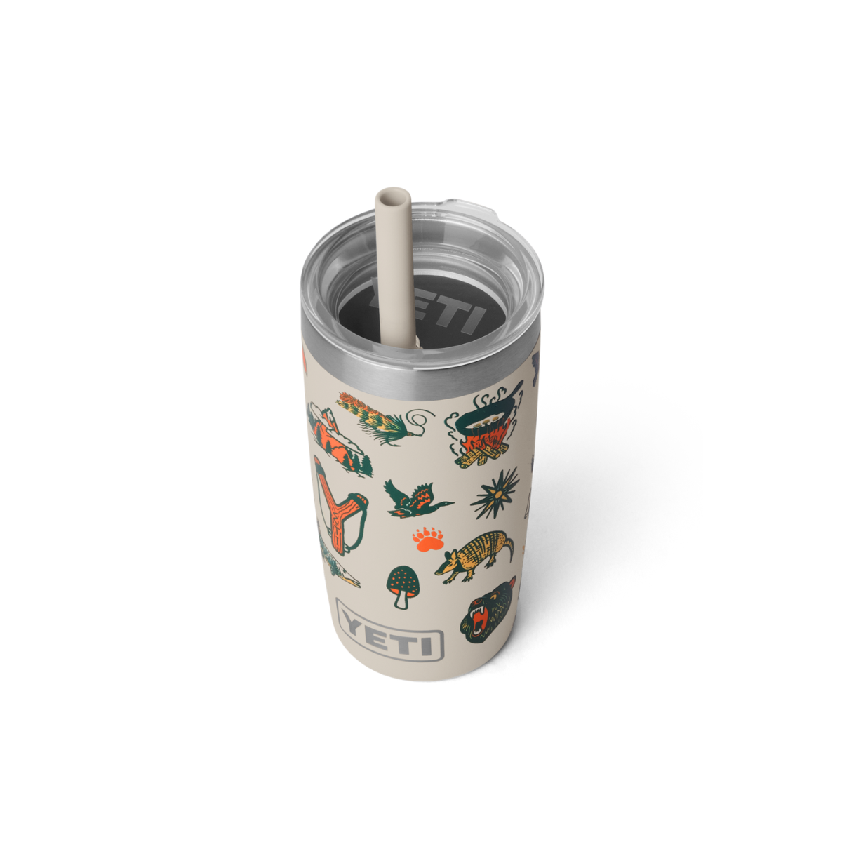 YETI Jr. 10oz. Tumbler with Straw Lid, Cape Taupe Summer Camp