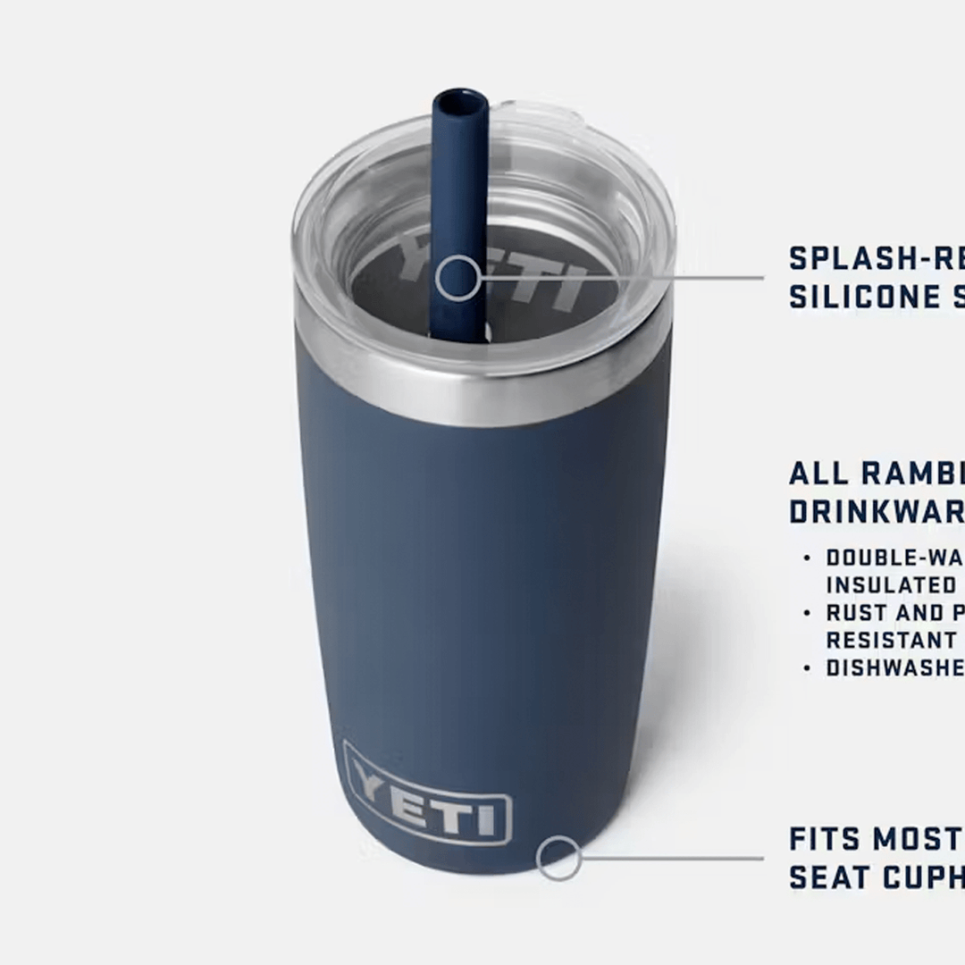 YETI Jr. 10oz. Tumbler with Straw Lid, Navy