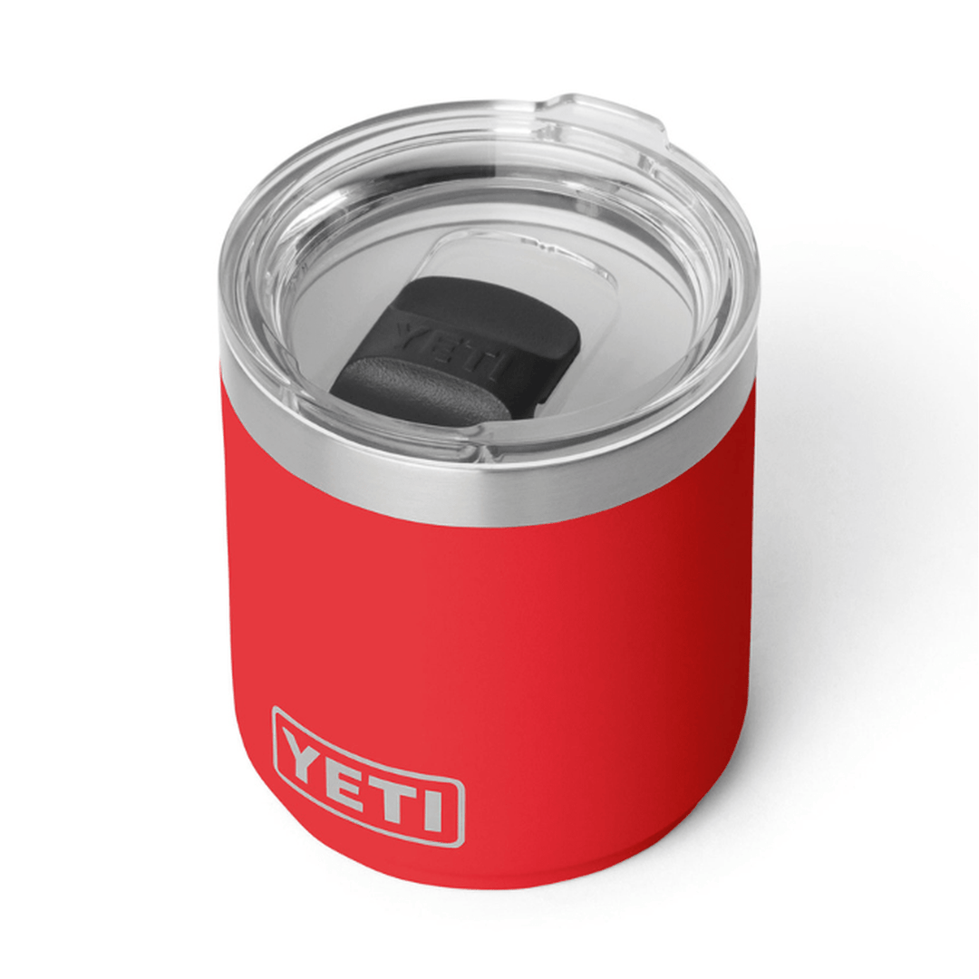 YETI Rambler 10 oz. Ceramic Lined Lowball 2.0 Cup, Rescue Red