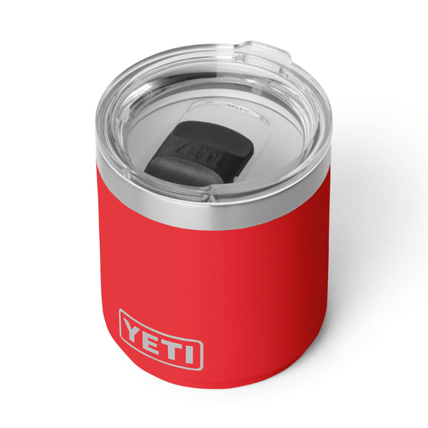 YETI Rambler 10 oz. Ceramic Lined Lowball 2.0 Cup, Rescue Red