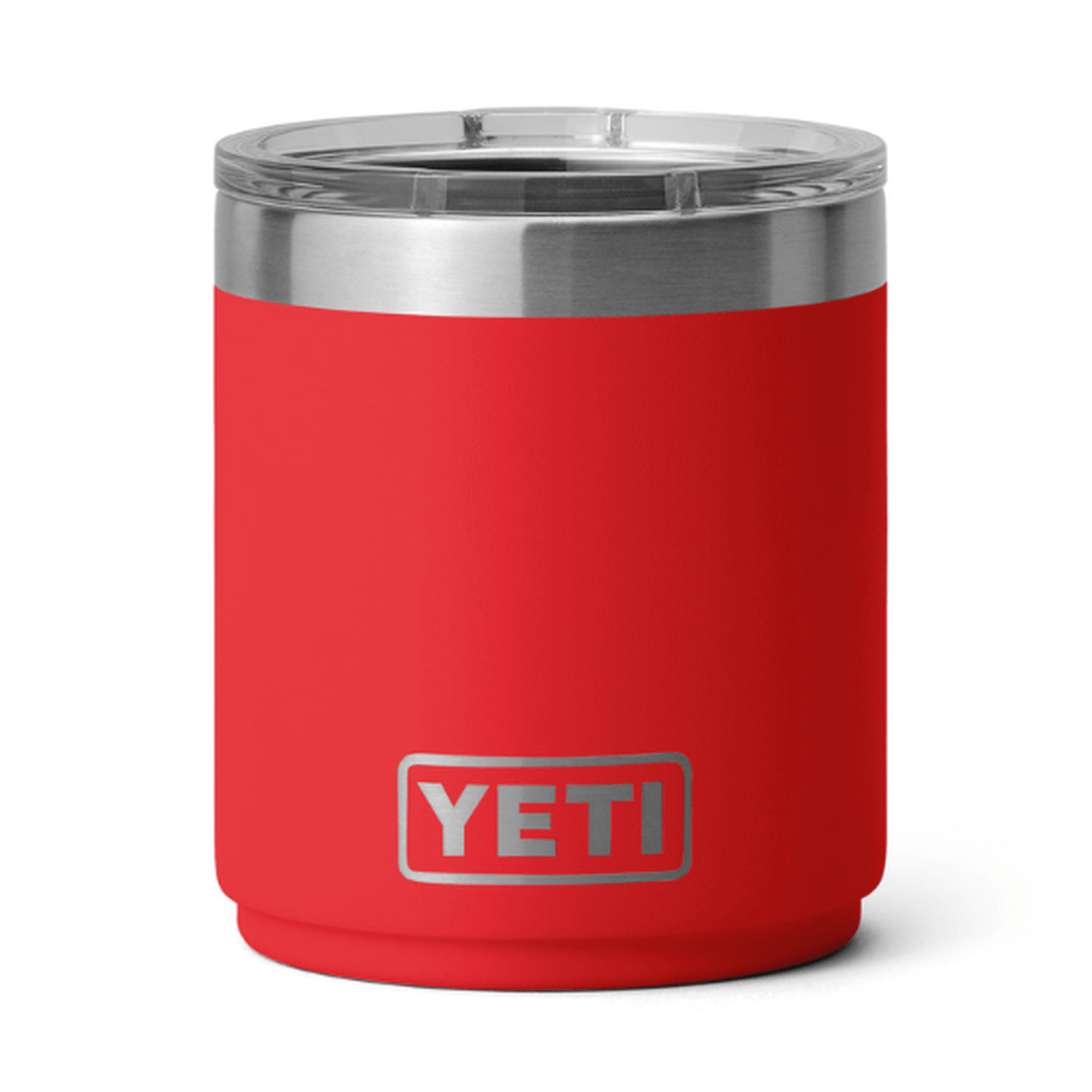 YETI Rambler 10 oz. Ceramic Lined Lowball 2.0 Cup, Rescue Red
