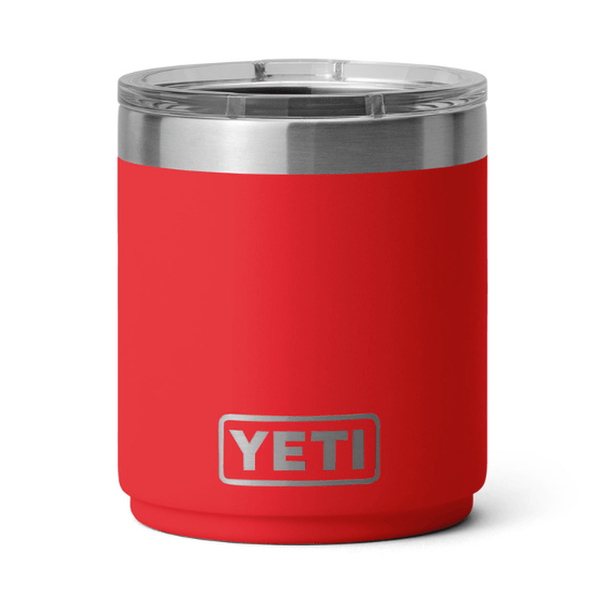 YETI Rambler 10 oz. Ceramic Lined Lowball 2.0 Cup, Rescue Red