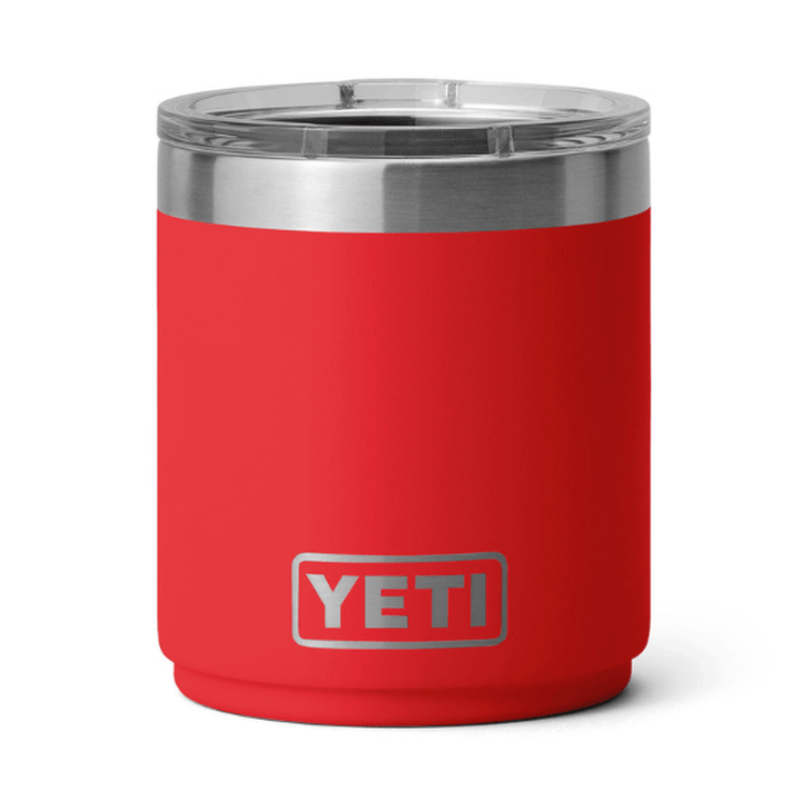 YETI Rambler 10 oz. Ceramic Lined Lowball 2.0 Cup, Rescue Red