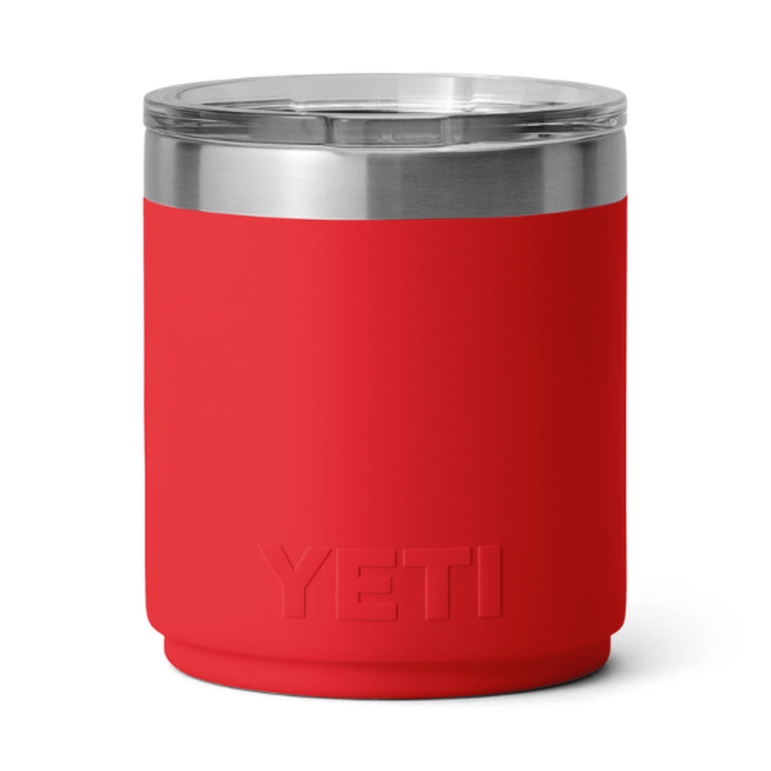 YETI Rambler 10 oz. Ceramic Lined Lowball 2.0 Cup, Rescue Red