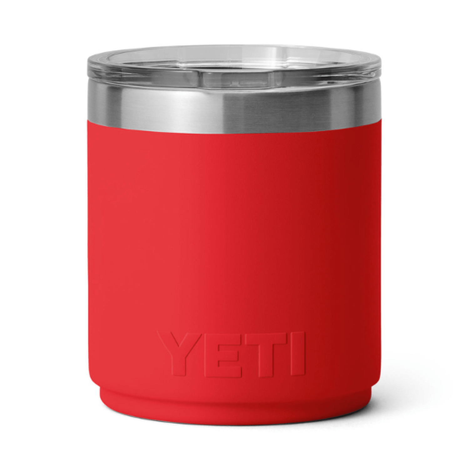 YETI Rambler 10 oz. Ceramic Lined Lowball 2.0 Cup, Rescue Red