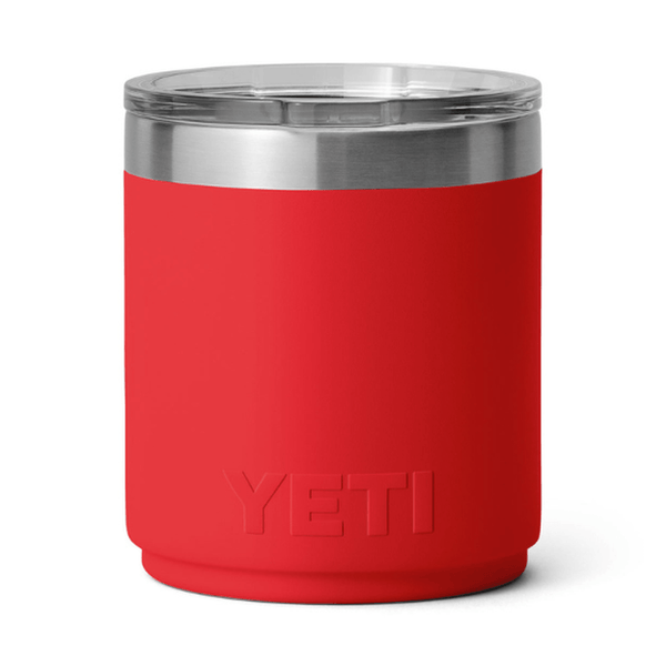 YETI Rambler 10 oz. Ceramic Lined Lowball 2.0 Cup, Rescue Red