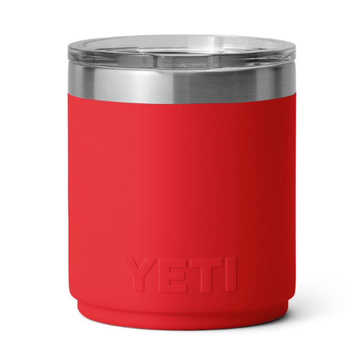 YETI Rambler 10 oz. Ceramic Lined Lowball 2.0 Cup, Rescue Red