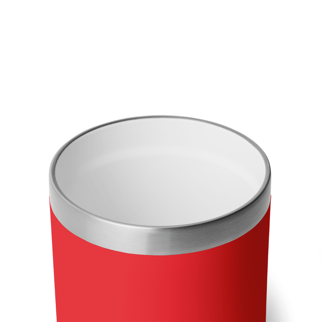 YETI Rambler 10 oz. Ceramic Lined Lowball 2.0 Cup, Rescue Red