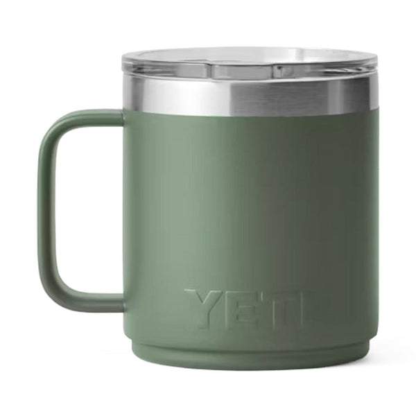 YETI Rambler 10 oz. Mug with Magslider Lid, Camp Green