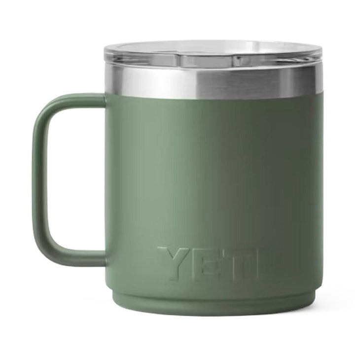 YETI Rambler 10 oz. Mug with Magslider Lid, Camp Green