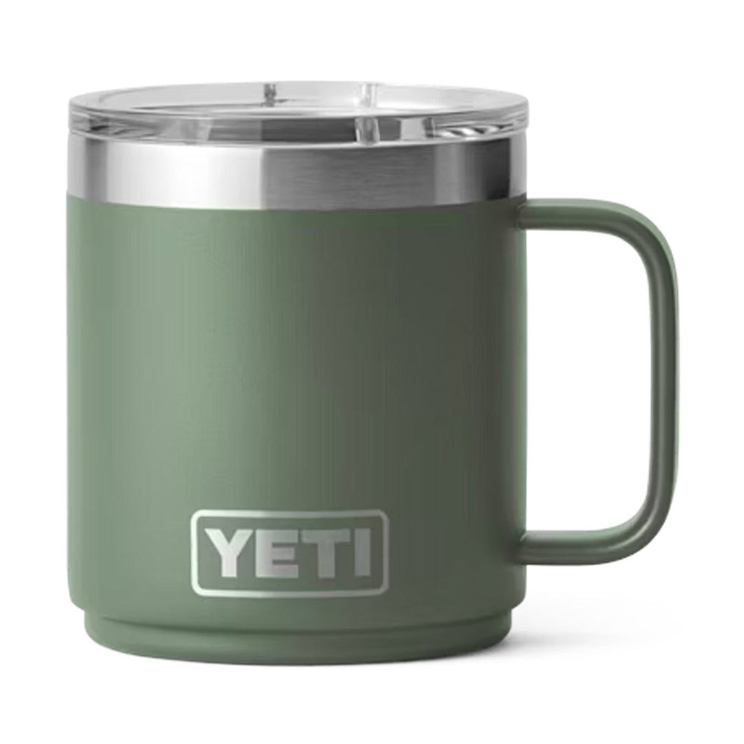YETI Rambler 10 oz. Mug with Magslider Lid, Camp Green