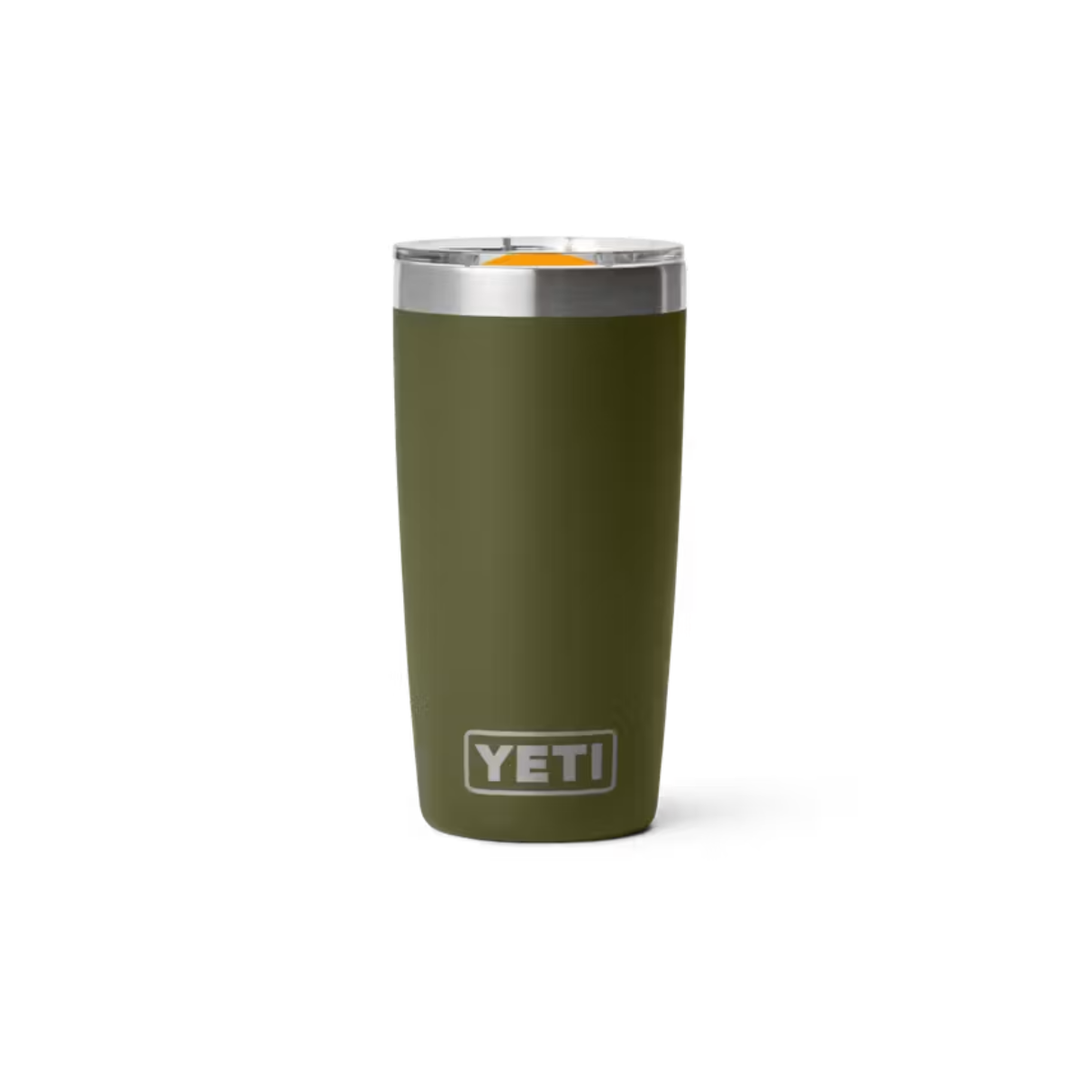YETI Rambler 10 oz. Tumbler with MagSlider Lid, Olive/King Crab